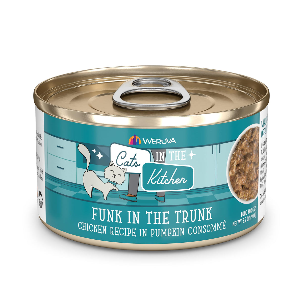 Weruva Cats in the Kitchen, Kitchen Cuties Variety Pack, Wet Cat Food, 6oz Cans (Pack of 24)