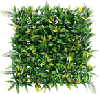 ECOOPTS 20"x20" Faux Ivy Privacy Fence Screen Artificial Boxwood Panels Topiary Hedge Plants for Indoor Outdoor Decoration, #3 Mixed Leaves, 29 Packs