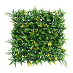 ECOOPTS 20"x20" Faux Ivy Privacy Fence Screen Artificial Boxwood Panels Topiary Hedge Plants for Indoor Outdoor Decoration, #4 Mixed Leaves, 21 Packs