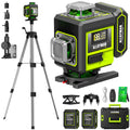 Alloyman Laser Level with Tripod, Laser Level 4× 360° Self Leveling