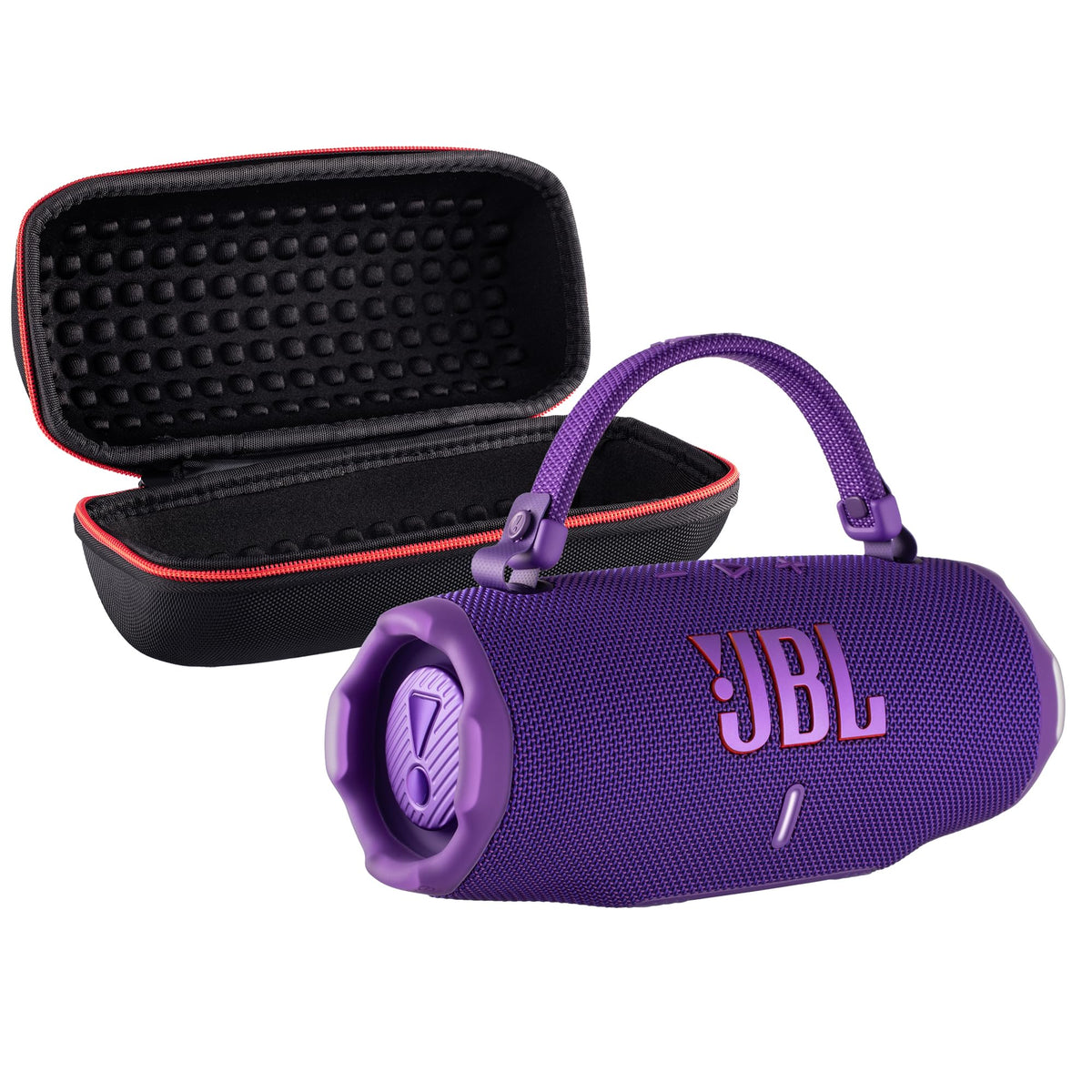 JBL Charge 6 Portable Bluetooth Speaker (Pink) | IP68 Waterproof, DustProof, and DropProof, Outdoor Wireless Audio |28Hrs Playtime + Travel Case Bundle