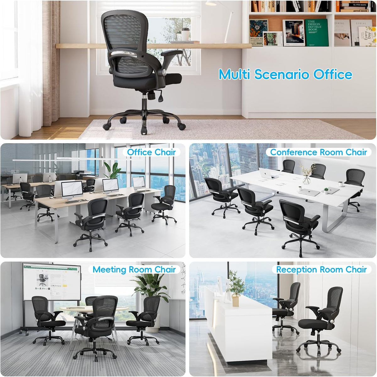 TRALT Office Chair - Ergonomic Office Chair with Back Support for Adults