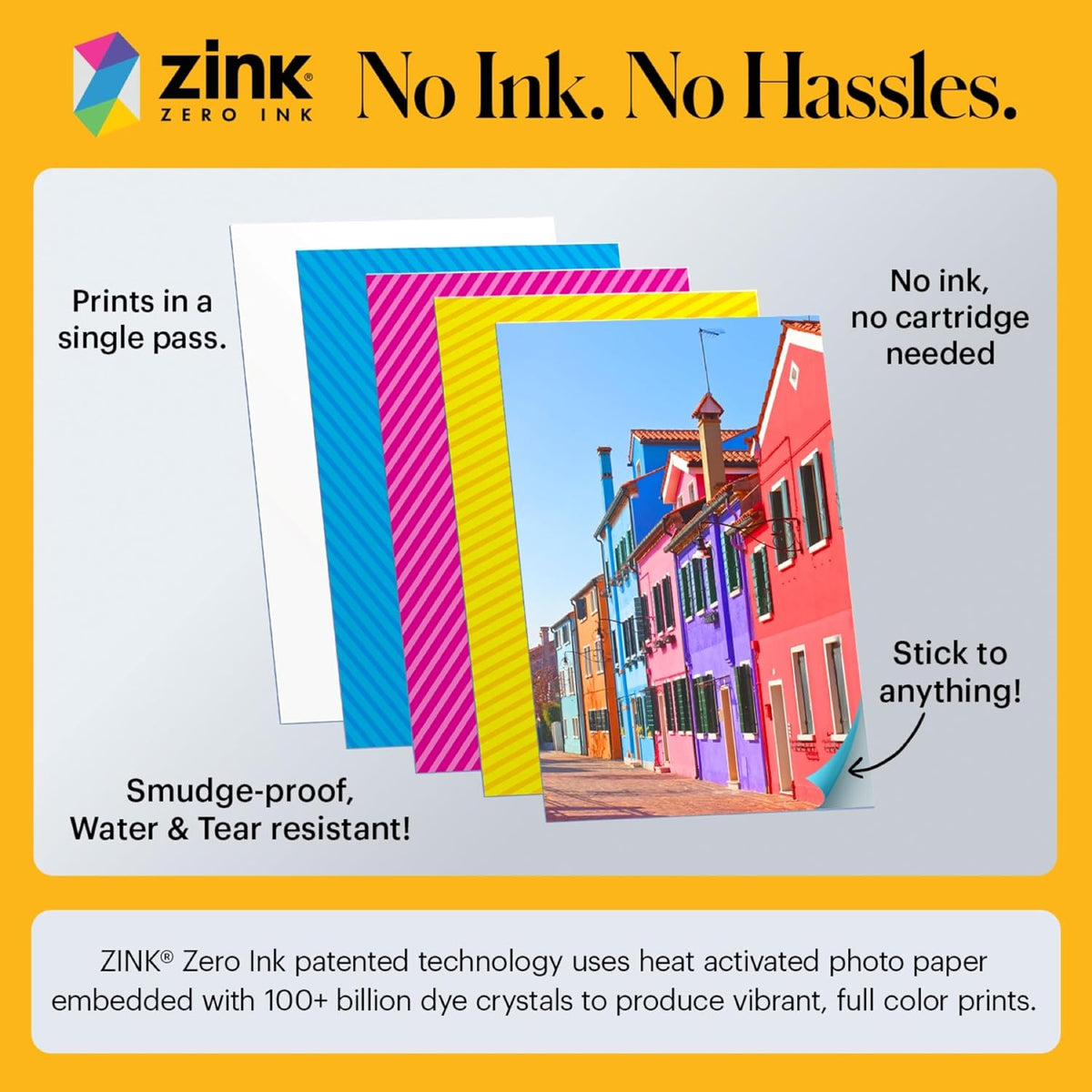 Kodak Step Slim Instant Mobile Photo Printer - Kit: 20 Pack Zink Paper, Case, Photo Album, Markers, Sticker Sets