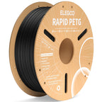 ELEGOO Rapid PETG 3D Printer Filament 1.75mm Black 10KG Bulk