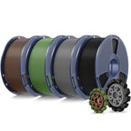 SUNLU PLA+2.0 3D Printer Filament, Multicolor, 10-Pack (10KG)