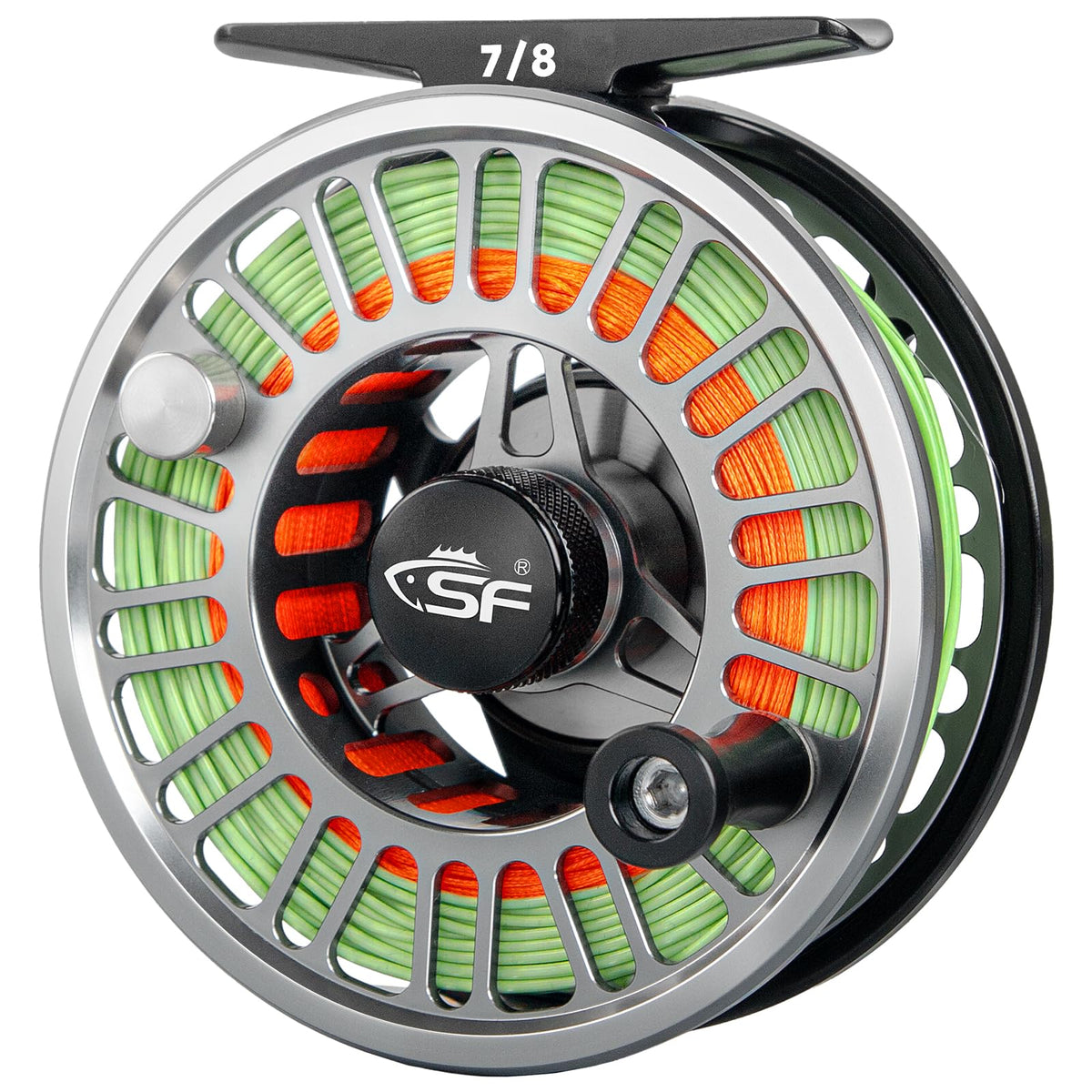 SF SF-003 Pro Fly Fishing Reel for Freshwater,CNC Precision Machining Process,Mid Arbor Design,Smooth Drag System,Lightweight Aluminum Body