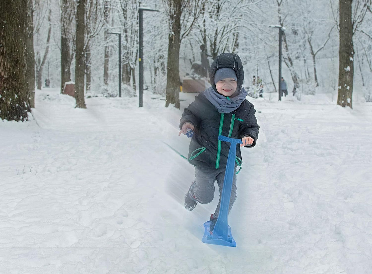 Superio Kids Snow Scooter, Ski Scooter, Snowboard, Snow Sled, Sledge Folding Sliding Ski Snowboard with Grip Handle