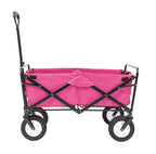 Mac Sports Collapsible Folding Outdoor Utility Wagon, Black