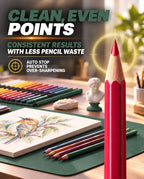 AFMAT PSC4 Electric Pencil Sharpener, Fast & Hands-Free, 10K+ Uses, 5 Nibs, Fully Automatic Pencil Sharpener for Classroom, Heavy Duty Sharpeners for No.2/Jumbo Pencils (φ6.5-10.5mm) US Plug(120V)
