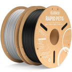 ELEGOO Rapid PETG 3D Printer Filament 1.75mm Black 10KG Bulk