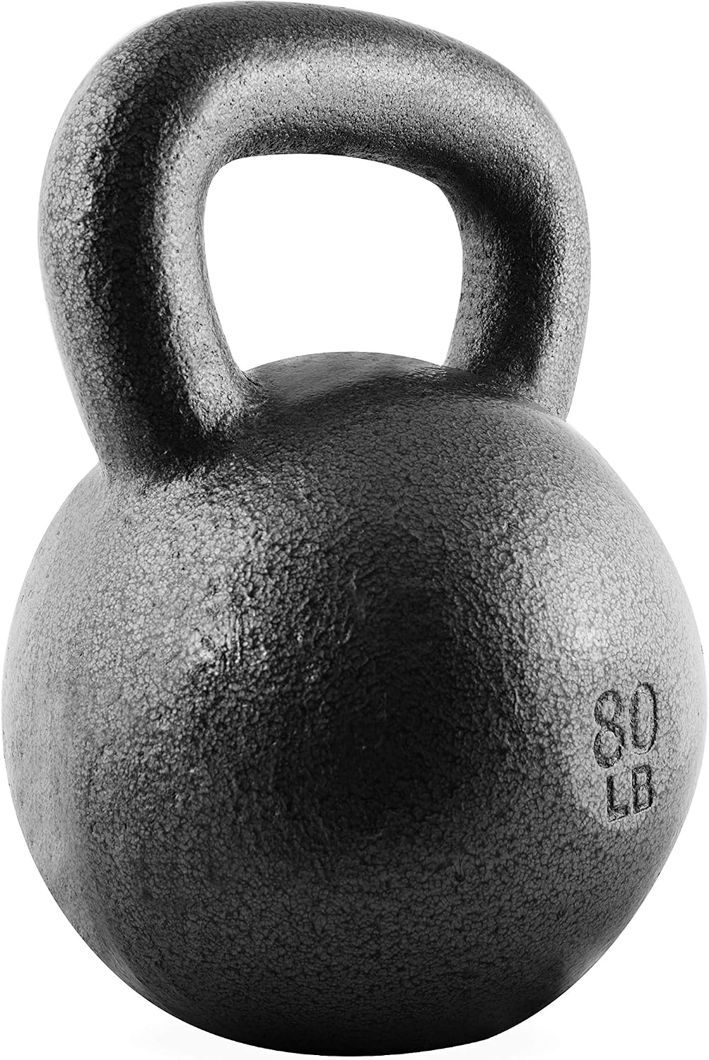 WF Athletic Supply Hammerstone Painted Cast Iron Kettlebells, Home & Gym Equipment, Great for Strength Training, Full Body Workout & Crossfit Training, Color & Size Options Available in 10-80 Pounds