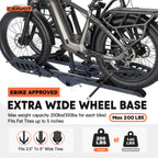 CRAVOT CyberRack E2 Hitch 2 E-Bike Rack with Ramp,200 lbs Capacity