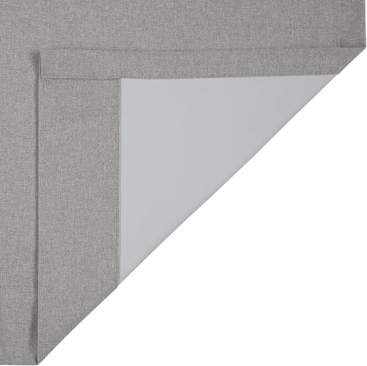 ChadMade 192 Inches Extra Long Curtains, Light Blocking Rod Pocket Back Tab Hook Belt Flat Hooks Curtains for Living Room Set of 2 Panels Privacy Curtains, Light Grey, 2 Panels, 50 W x 192 L Inch
