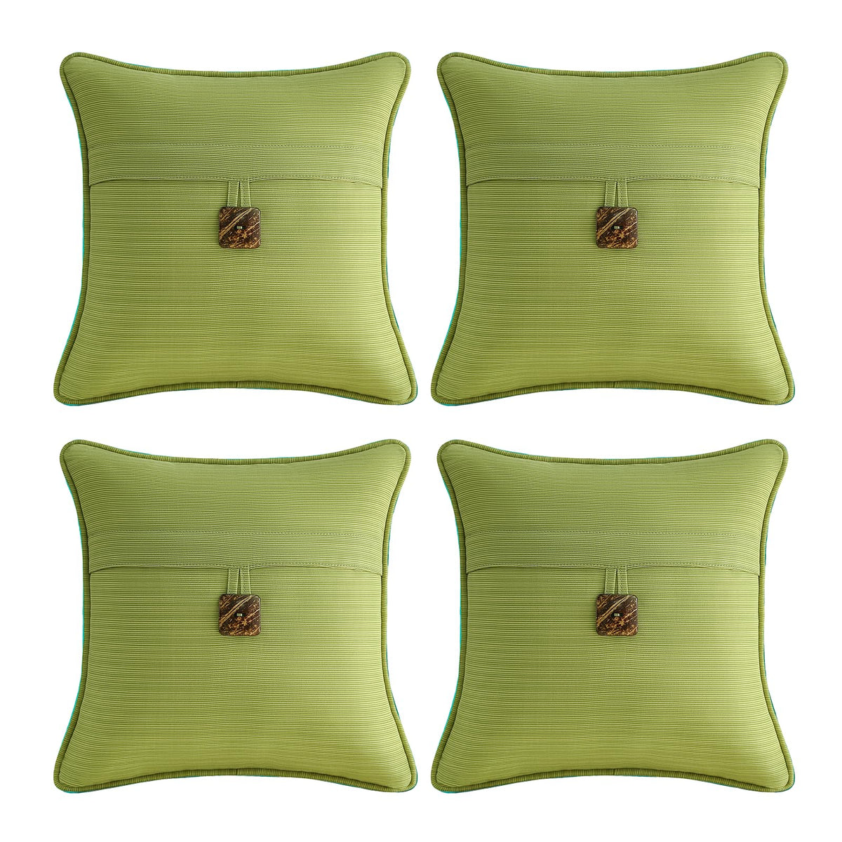 Outdoor Sunbrella Decorative Pillows Pack of 4, 20" x 12" Outdoor Pillow Set for Couch Bed Throw Patio Sofa, Airies Marble