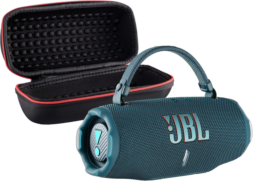 JBL Charge 6 Portable Bluetooth Speaker (Blue) | IP68 Waterproof, DustProof, and DropProof, Outdoor Wireless Audio |28Hrs Playtime + Travel Case Bundle