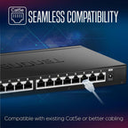 TRENDnet 16-Port Unmanaged 2.5G Desktop Network Ethernet Switch, TEG-S3160