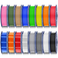 SUNLU PLA 3D Printer Filament, Black & White, 10-Pack, 10KG Total