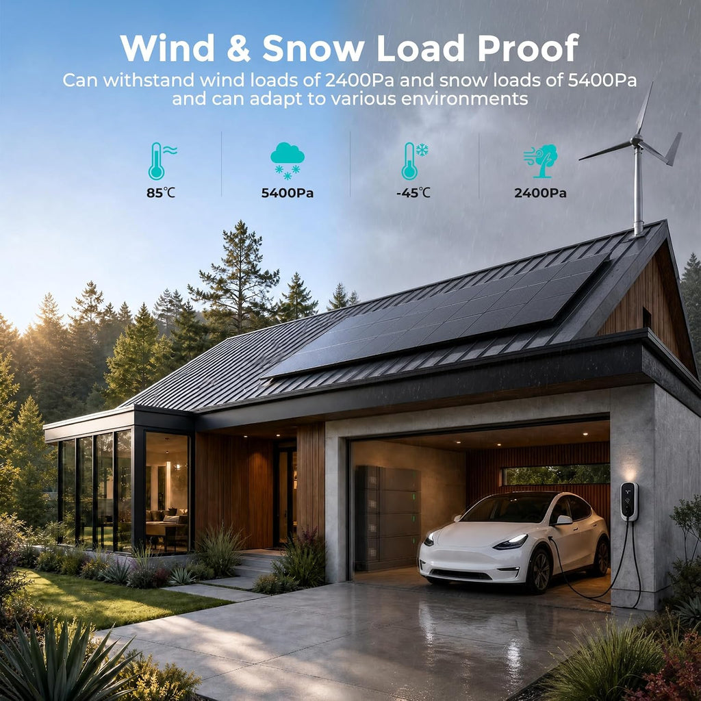 200W Solar Panel Kit,100W Solar Panel,Brackets,2.5m Cable,6m Cable