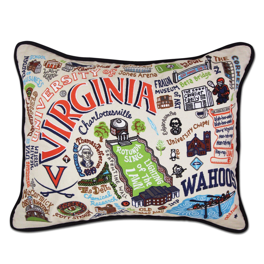 Catstudio Texas A&M Aggies Hand Embroidered Throw Pillow