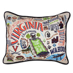 Catstudio Texas A&M Aggies Hand Embroidered Throw Pillow