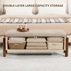 55'' Modern Storage Ottoman Benches