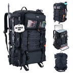 Goture 72L Fishing Tackle Backpack with Cooler & 4 3700 Tackle Boxes