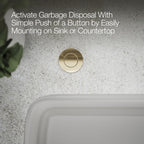 Contemporary Garbage Disposal Air Switch Kit