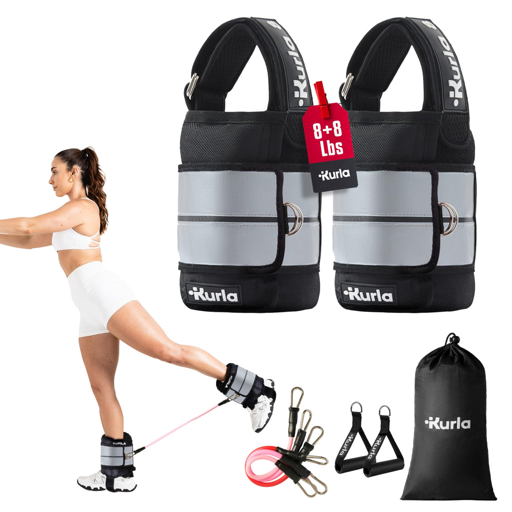Ankle & Wrist Weights – 8/16lbs Pairs (04–08 lbs - Each)