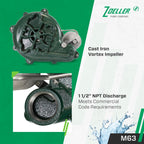 Zoeller M63 - Automatic Submersible Sump Pump - 3/10HP - Cast Iron -115V