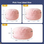 MAXYOYO Bean Bag Chair, Soft Bean Bag Sofa with Supportive Foam Filling