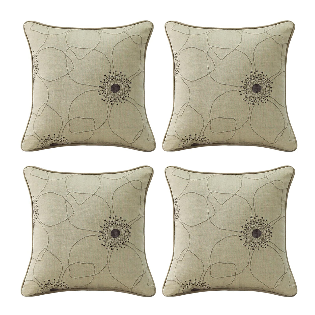 Outdoor Sunbrella Decorative Pillows Pack of 4, 20" x 12" Outdoor Pillow Set for Couch Bed Throw Patio Sofa, Airies Marble