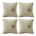 Outdoor Sunbrella Decorative Pillows Pack of 4, 20" x 12" Outdoor Pillow Set for Couch Bed Throw Patio Sofa, Airies Marble