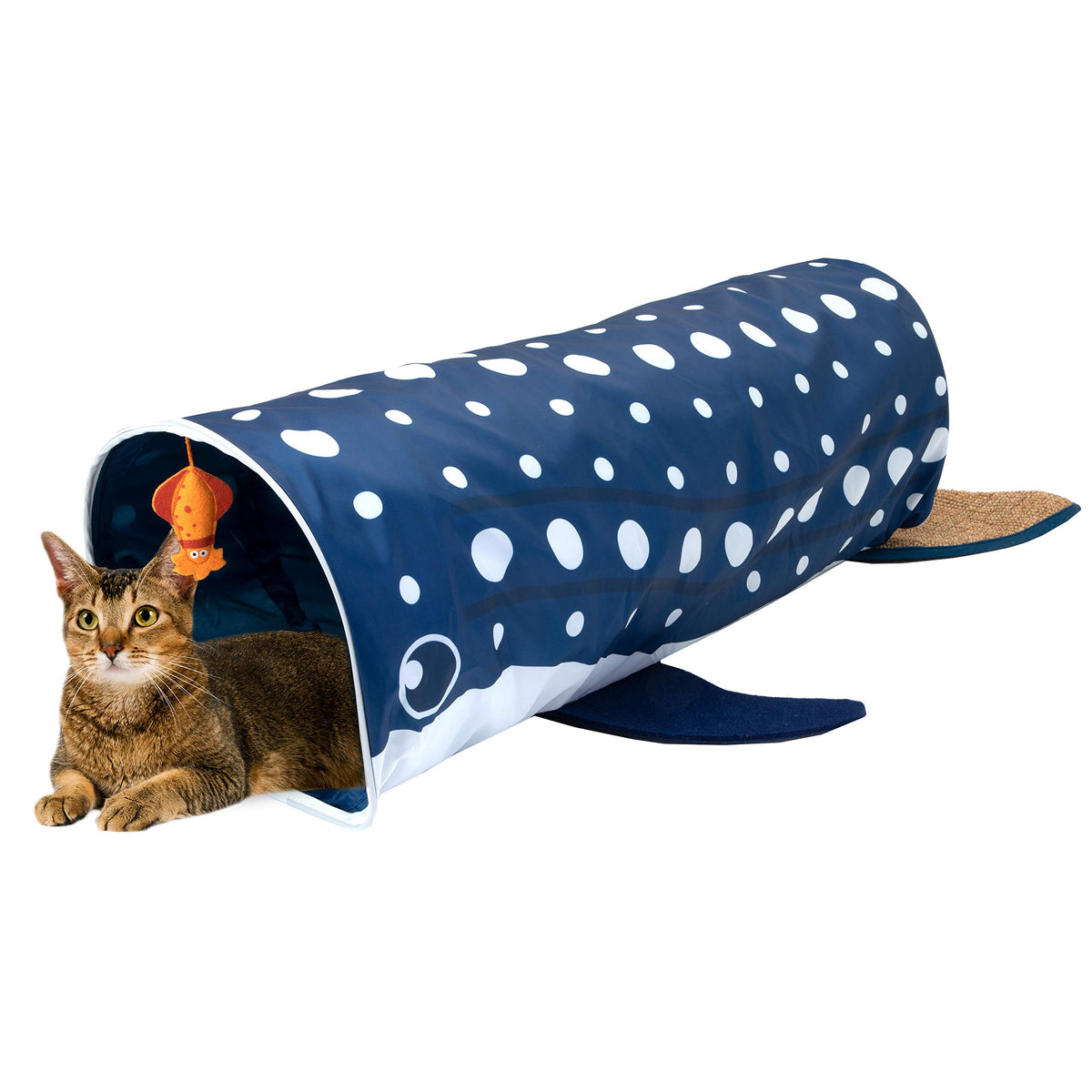 Kitty City Cat Tunnel, Cat_Bed, Cat and Kitty Toys, Tunnel (Pack of 6)