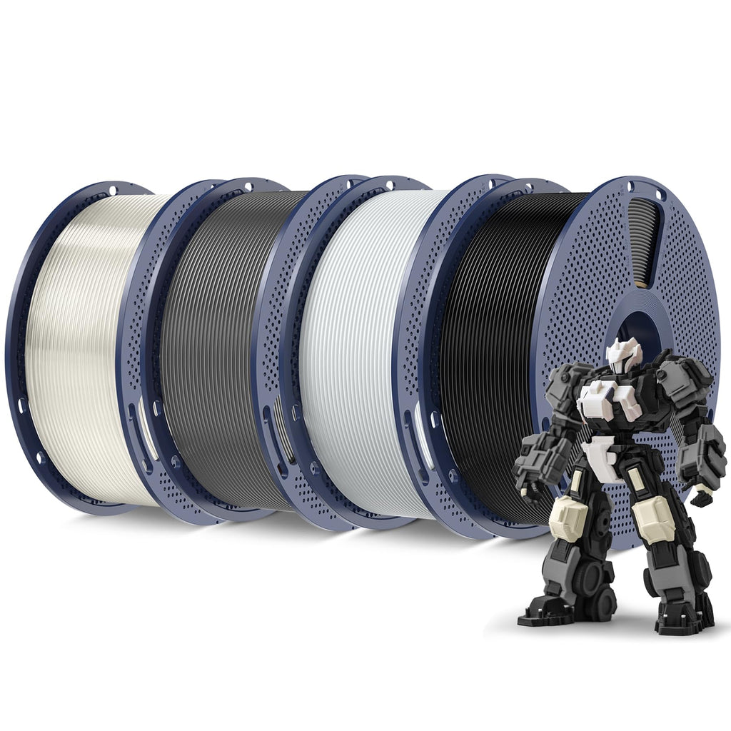 SUNLU PLA Plus Filament 1.75mm, 10KG Bundle, Black & White