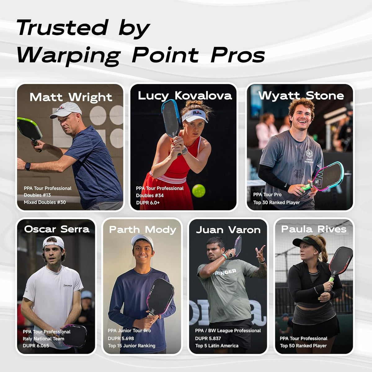 Warping Point Rainbow Power Pickleball Paddle，Gen 3 EdgeFusion Core Ignites Explosive Speed, 3-Layer Carbon Fiber & DualGrit Surface Deliver Pro-Level Spin, Edgeless Elongated Design, USAPA Approved