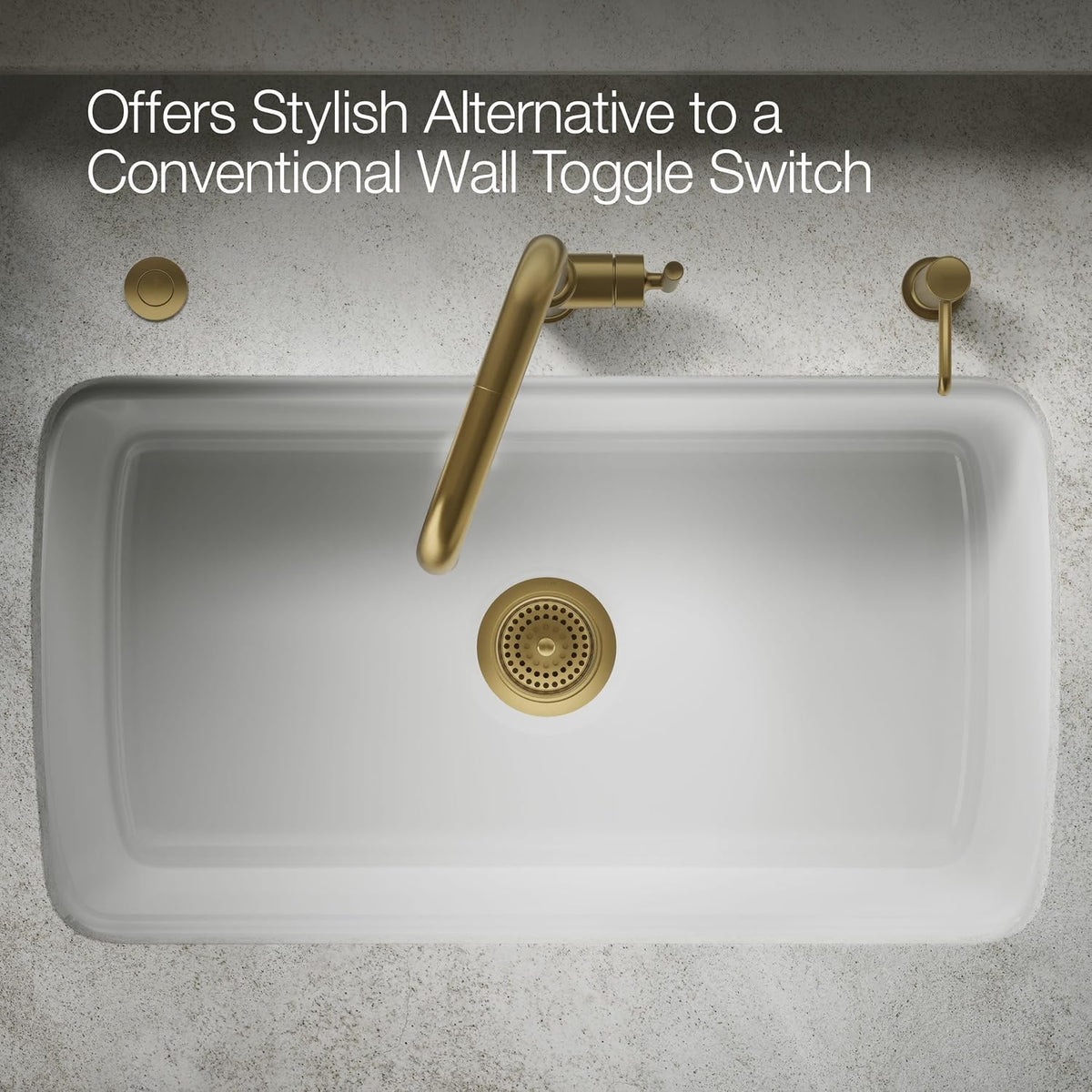 Contemporary Garbage Disposal Air Switch Kit