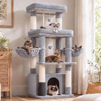 Hey-brother Cat Tree Tower with Extra Large Platform, Big Condo, MPJ070W