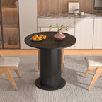 31.5 inch Round Dining Table for 2, Modern Farmhouse Kitchen Table