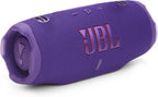 JBL Charge 6 Portable Waterproof Speaker with Powerbank and Strap - Black (Renewed)
