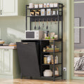 6-Tiers Kitchen Bakers Rack, Microwave Stand Cabinet with Storage