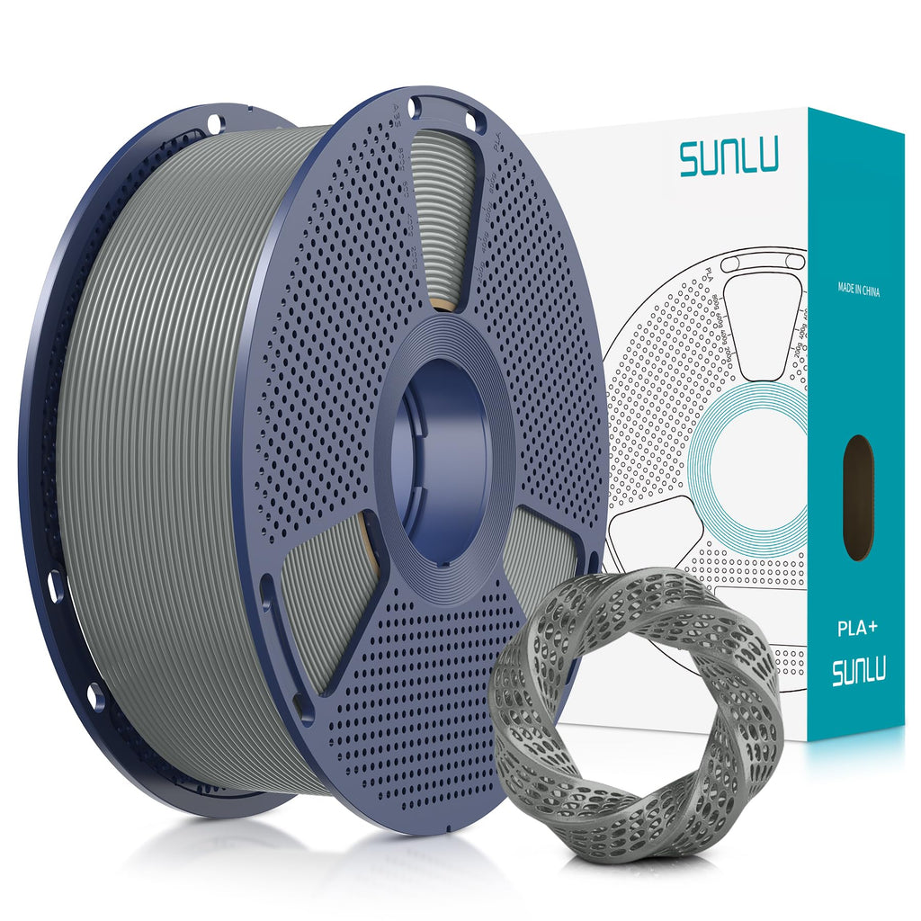 SUNLU PLA Plus Filament 1.75mm, 10KG Bundle, Black & White