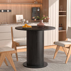 31.5 inch Round Dining Table for 2, Modern Farmhouse Kitchen Table