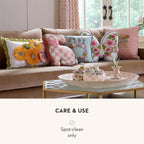 MACKENZIE-CHILDS Throw Pillow, 18x12, Queen Bee Pink