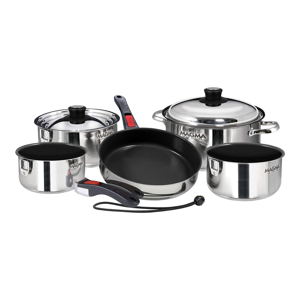 Magma A10-360L-IND 10 Piece Stainless Steel Nesting Cookware Set