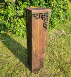 Asian Garden Columns (18" T x 4.5" W x 4.5" D with LID)