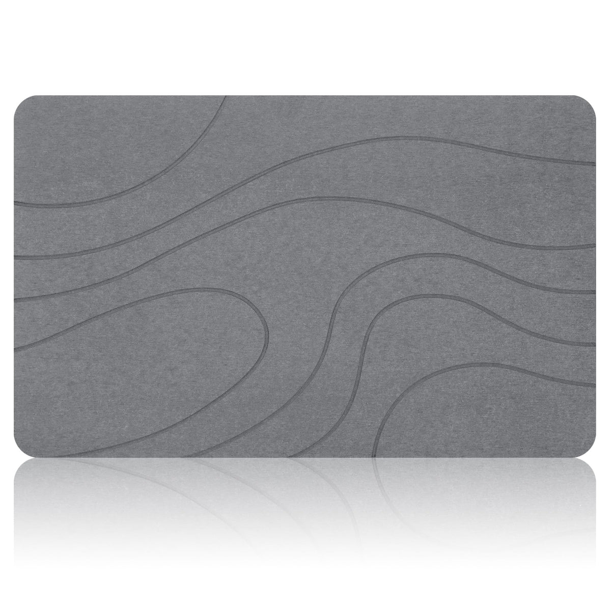 THMINS Extra Large Stone Bath Mat, 36''x24'' Stone Shower Mat