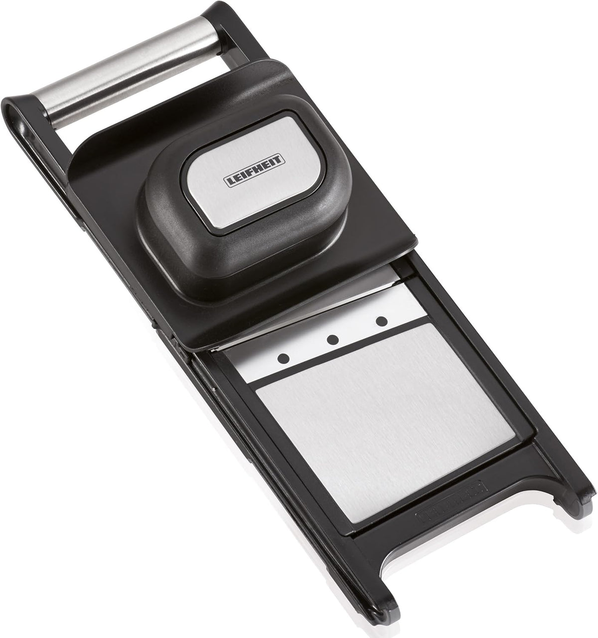Leifheit Micro Cut Proline Fine Vegetable Grater, Silver/Black