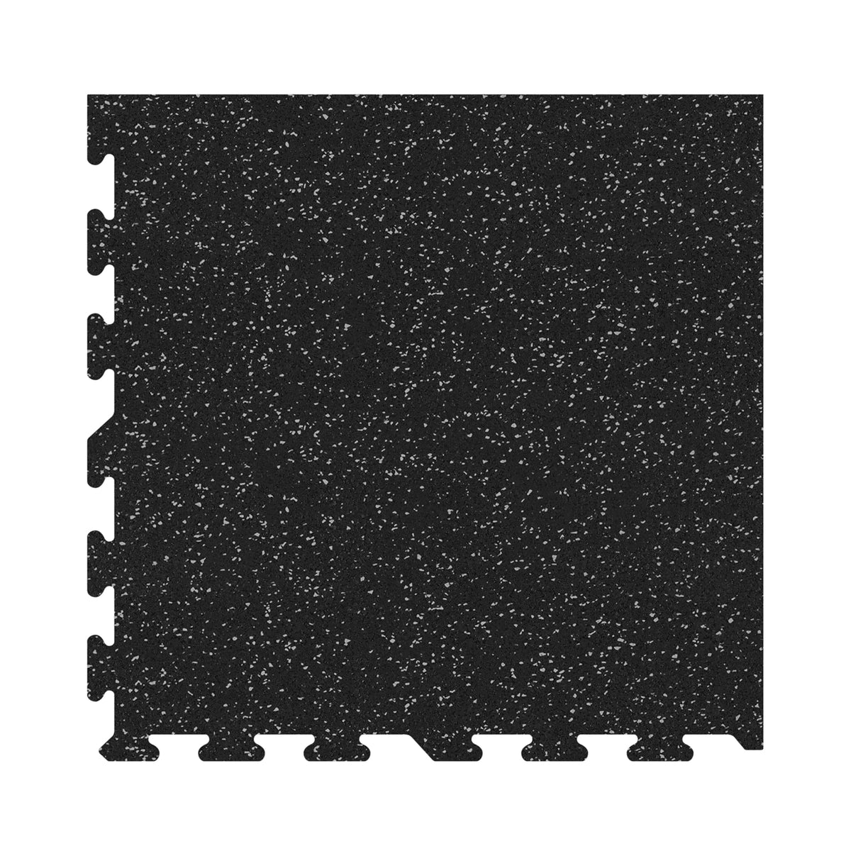 IncStores 8mm Strong Rubber Tiles (23in x 23in Tiles/Multi Piece Floor Kits) Interlocking Rubber Gym Mats for Home Gym Flooring & Fitness Room Floors