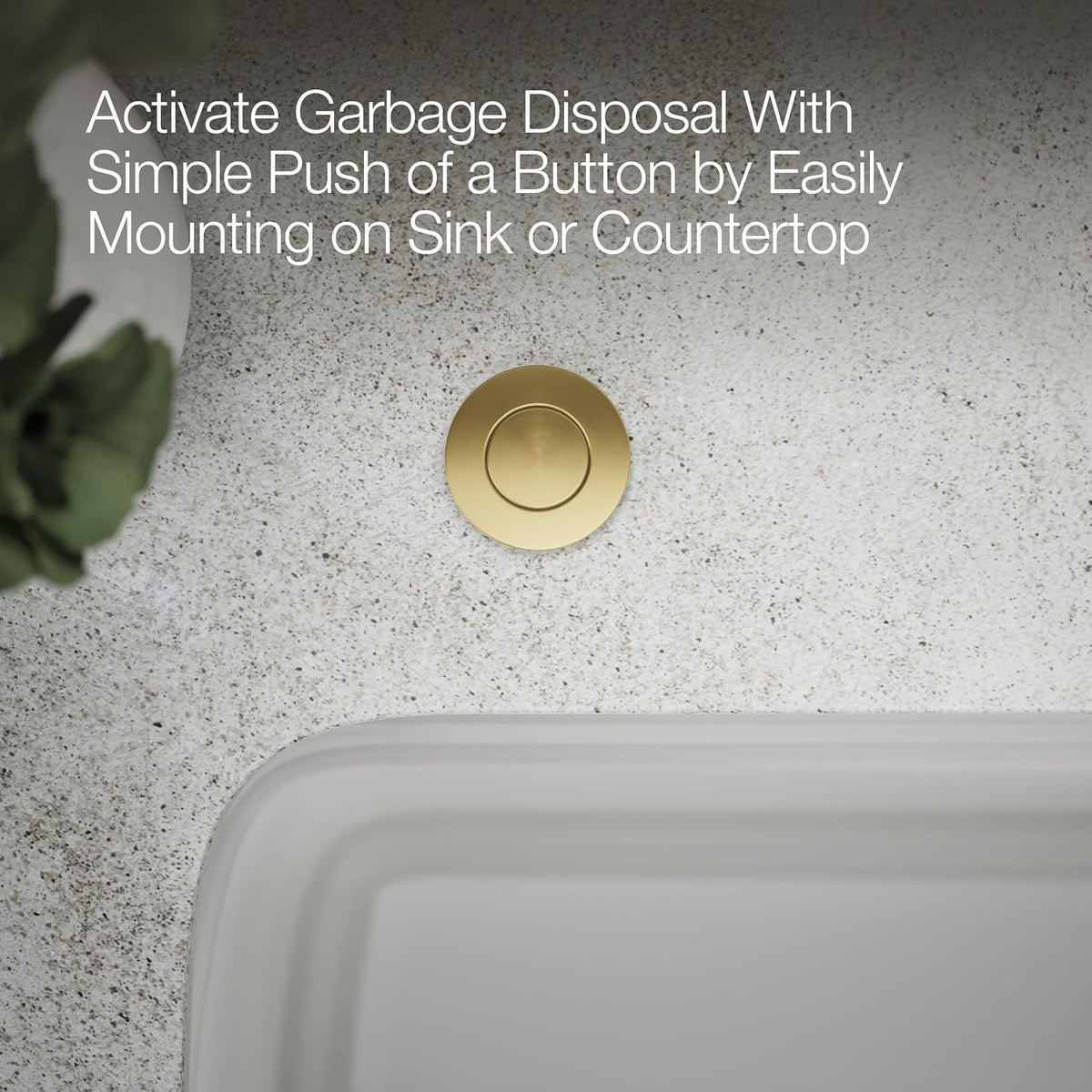 Contemporary Garbage Disposal Air Switch Kit