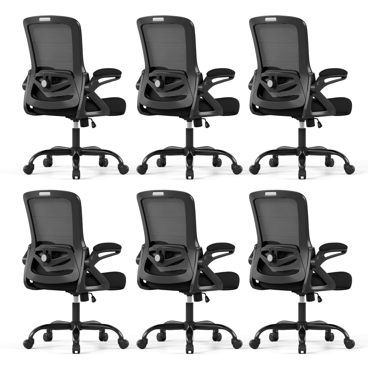 Ergonomic Office Chair Desk Chair with Adjustable Lumbar Support